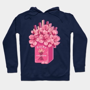 The cute pink sakura flowers and the japanese sweets Hoodie